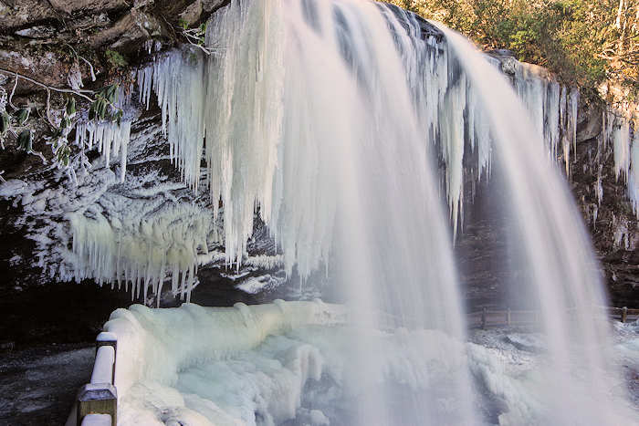 Frozen Waterfalls near Asheville, NC Frozen Waterfalls near Asheville, NC