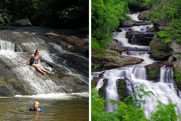 Waterfalls near Highlands NC