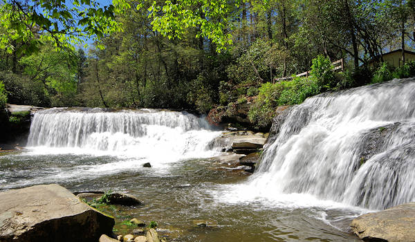 French Broad Shoal Creek Falls