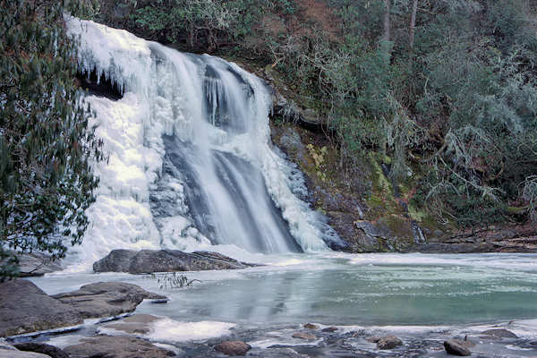 Frozen Silver Run Falls